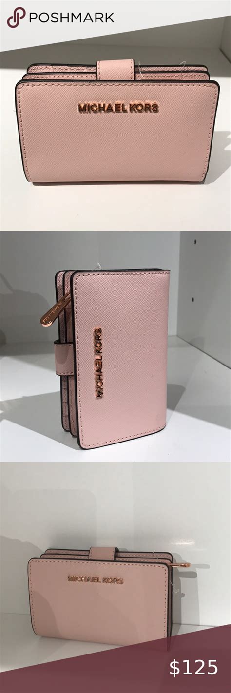 michael kors pink wallet uk|Michael Kors soft pink wallet.